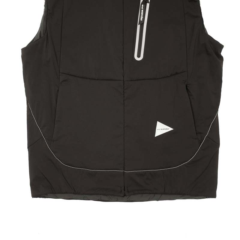 and wander - 美品 and wander アンドワンダー 574 1231069 ベスト 2 ナイロン polartec alpha vest AN1615A26 and wander(アンドワンダー)｜【UNISEX】alpha AIR vest