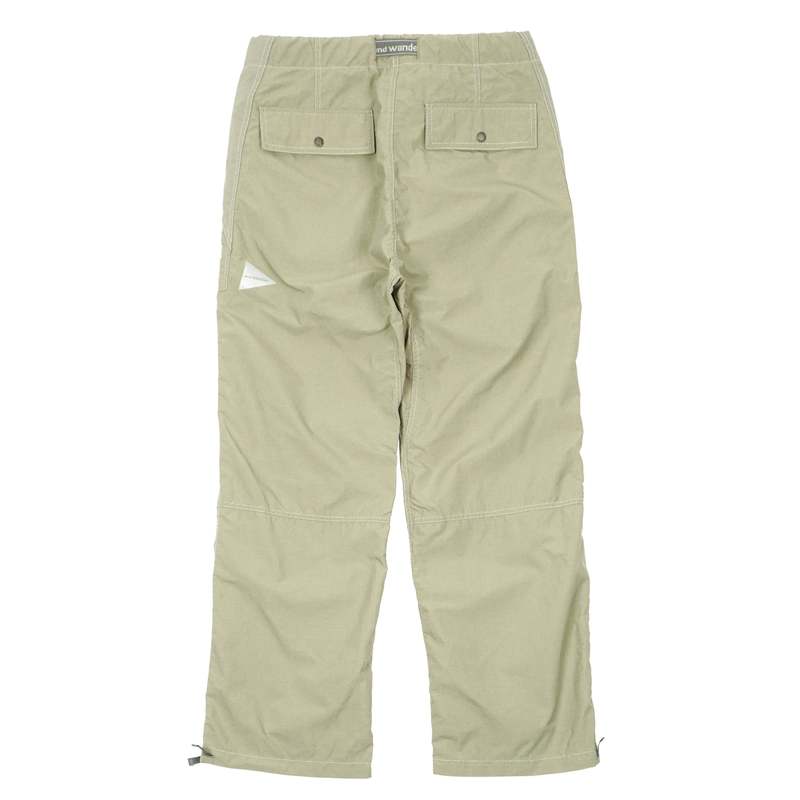 and wander PERTEX NYLON RIP PANTS - CAMEL | Garmentory