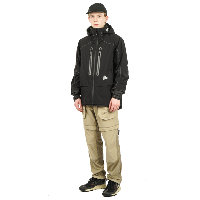 ウェア and wander - andwander  PERTEX SHIELD rain jacket And Wander Pertex Shield Rain Jacket | Brown | FARFETCH
