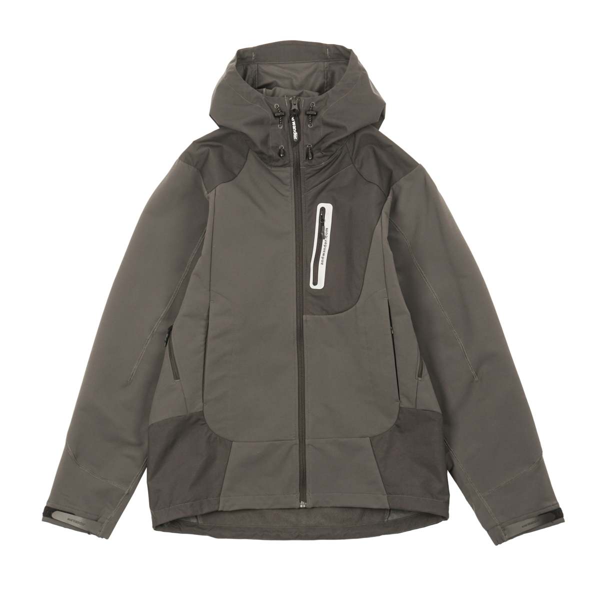 and wander STRETCH SHELL JACKET - CHARCOAL | Garmentory