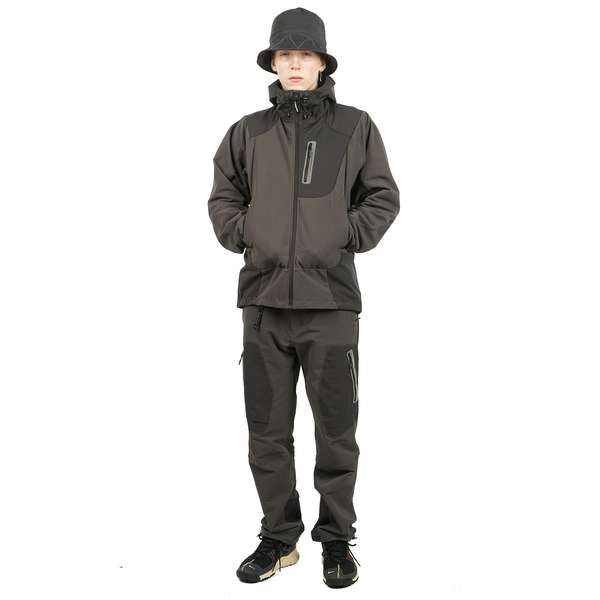 and wander STRETCH SHELL JACKET - CHARCOAL | Garmentory