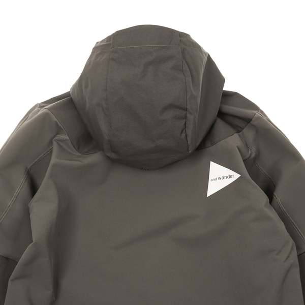 and wander STRETCH SHELL JACKET - CHARCOAL | Garmentory
