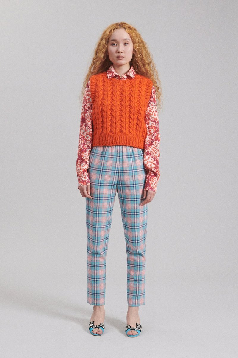 Rachel Comey Romulo Knit Vest - Orange | Garmentory