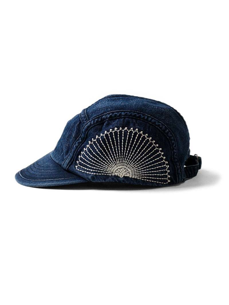 (最後の割引) Kapital 10ozIDG×IDGデニム　キャンプCAP EK777XHA-4.jpg
