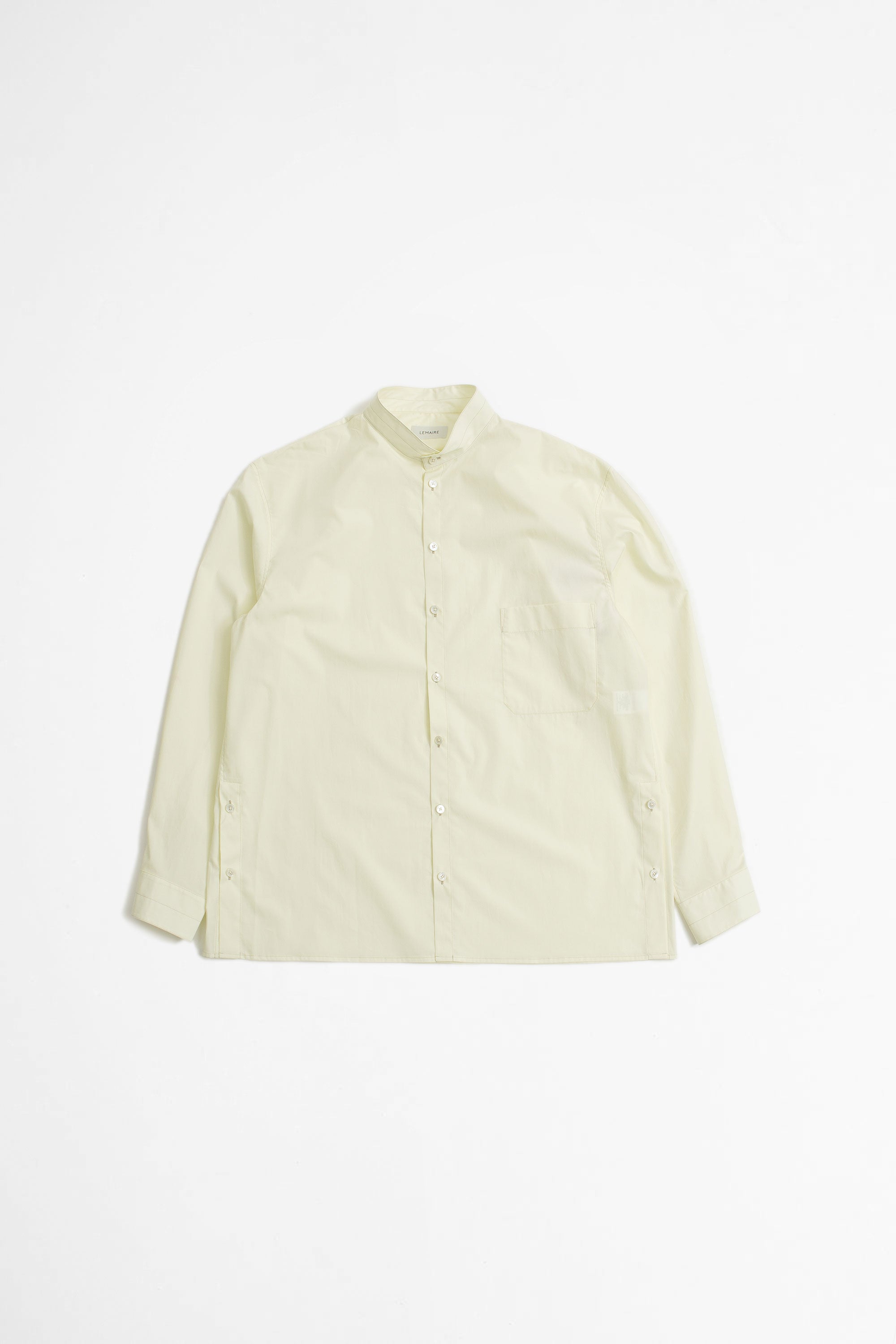 LEMAIRE (ルメール)「ADJUSTABLE TWISTED SHIRT」 Lemaire Adjustable Twisted Shirt - Lemon Gaze | Garmentory