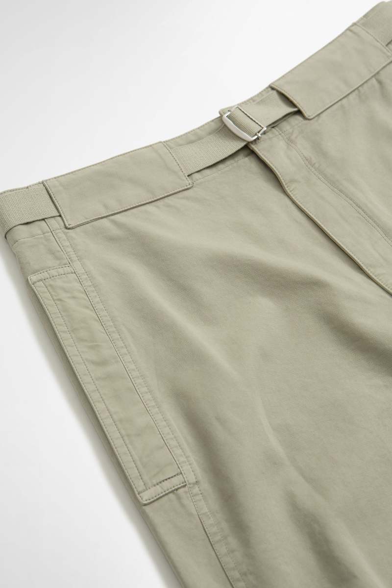 パンツ LEMAIRE UTILITY PANTS LEMAIRE - GREY LIGHT BELTED TWITED PANTS – LE LABO STORE