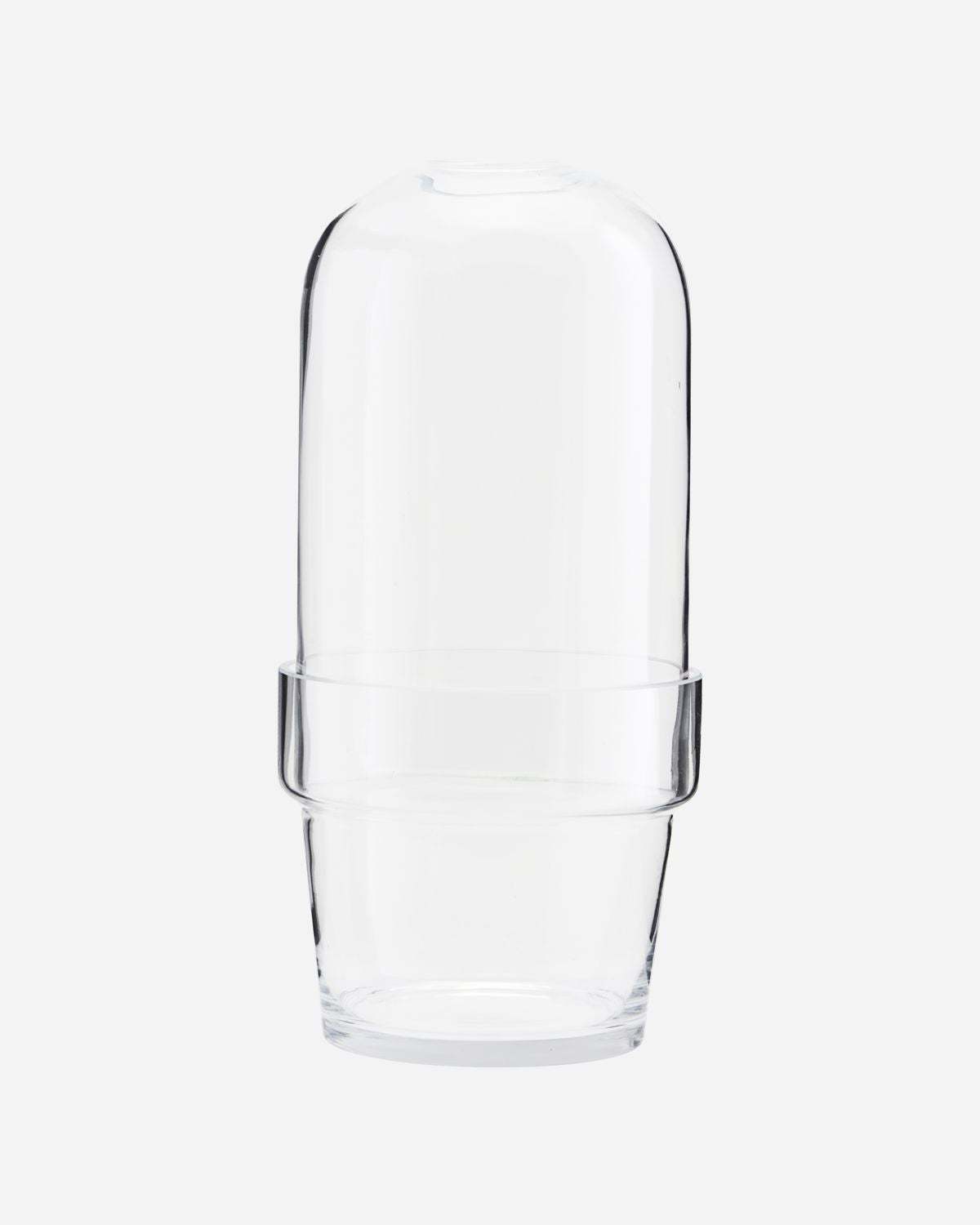 House Doctor Glass Bell W. Planter - Clear - Image 2 of 4