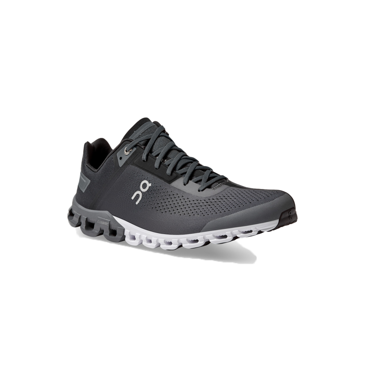 On Cloud Men Cloudflow Running Shoe Sz 9.5 Black Asphalt Sneaker 35.99238 W FLAW Lightweight BLACK ON RUNNING Sneaker, Men main image 3