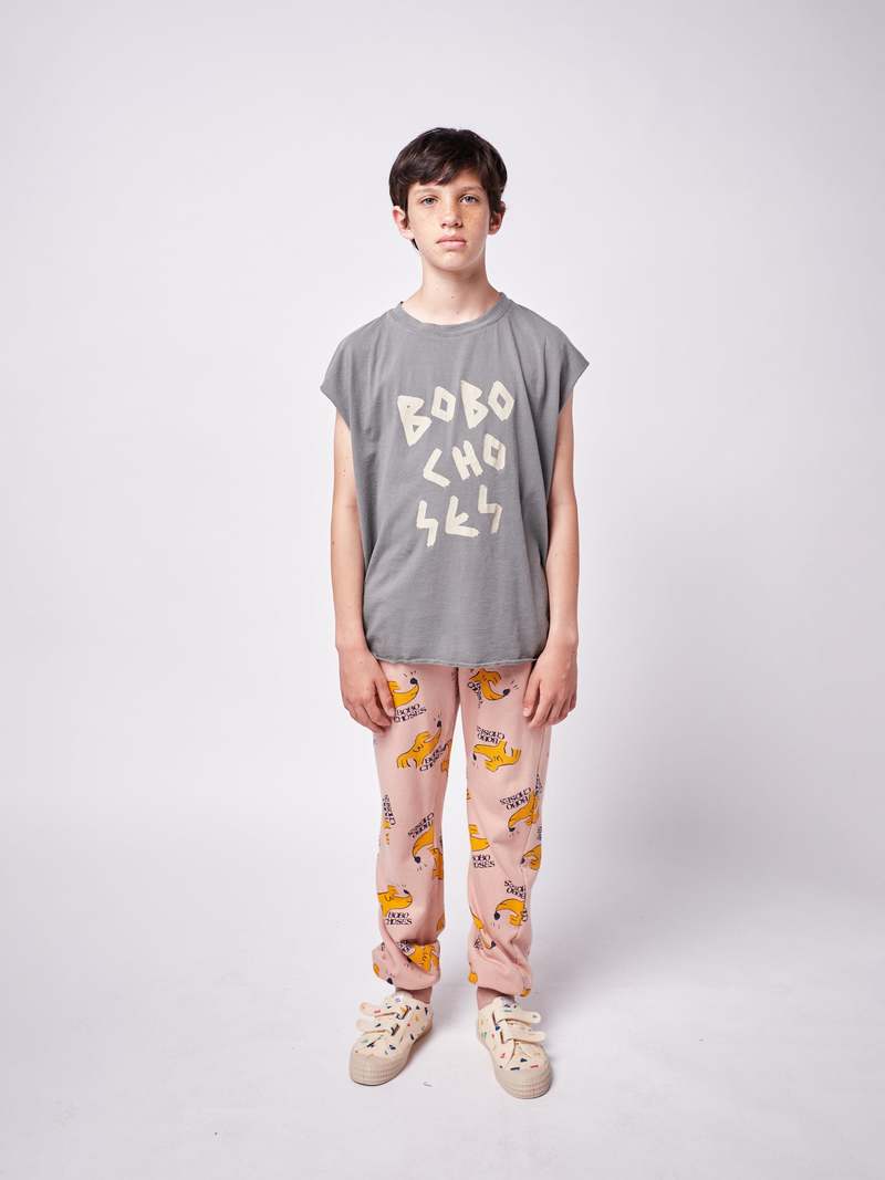 Kids Bobo Choses Sniffy Jogger Pant - Light Brown