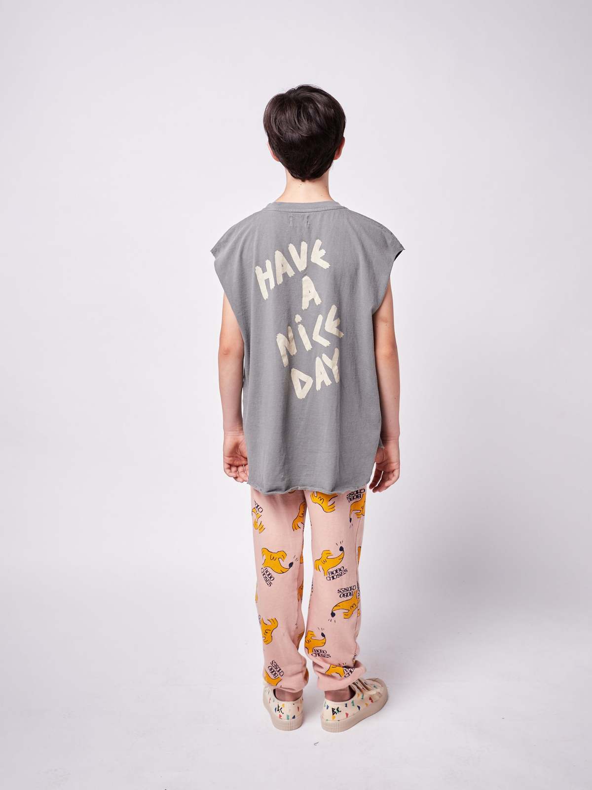 Kids Bobo Choses Sniffy Jogger Pant - Light Brown - Image 6 of 6