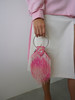 Vintage HOH Curate Beaded Fringe Bag - Pink/White Multi - Thumbnail 2