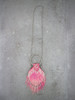 Vintage HOH Curate Beaded Fringe Bag - Pink/White Multi - Thumbnail 4