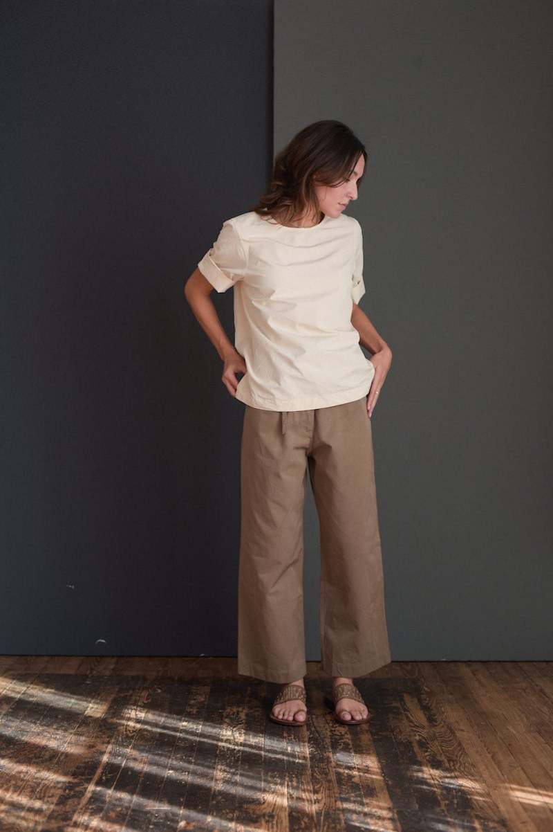 Casey Casey Simple Top - Paper Cotton | Garmentory