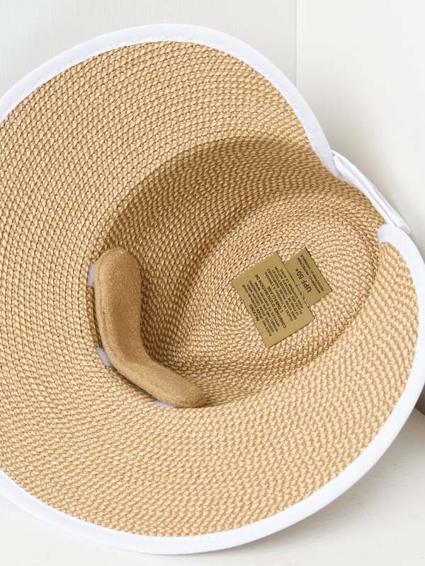 Eric Javits Suncrest Hat Peanut/White Garmentory