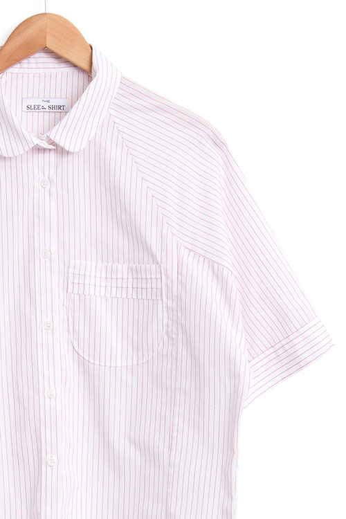 The Sleep Shirt Raglan Pyjama Top | Red + White Stripe The Sleep Shirt Raglan Pyjama Top | Red + White Stripe
