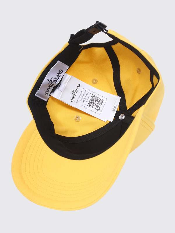Stone Island Compass Patch Hat - Yellow 