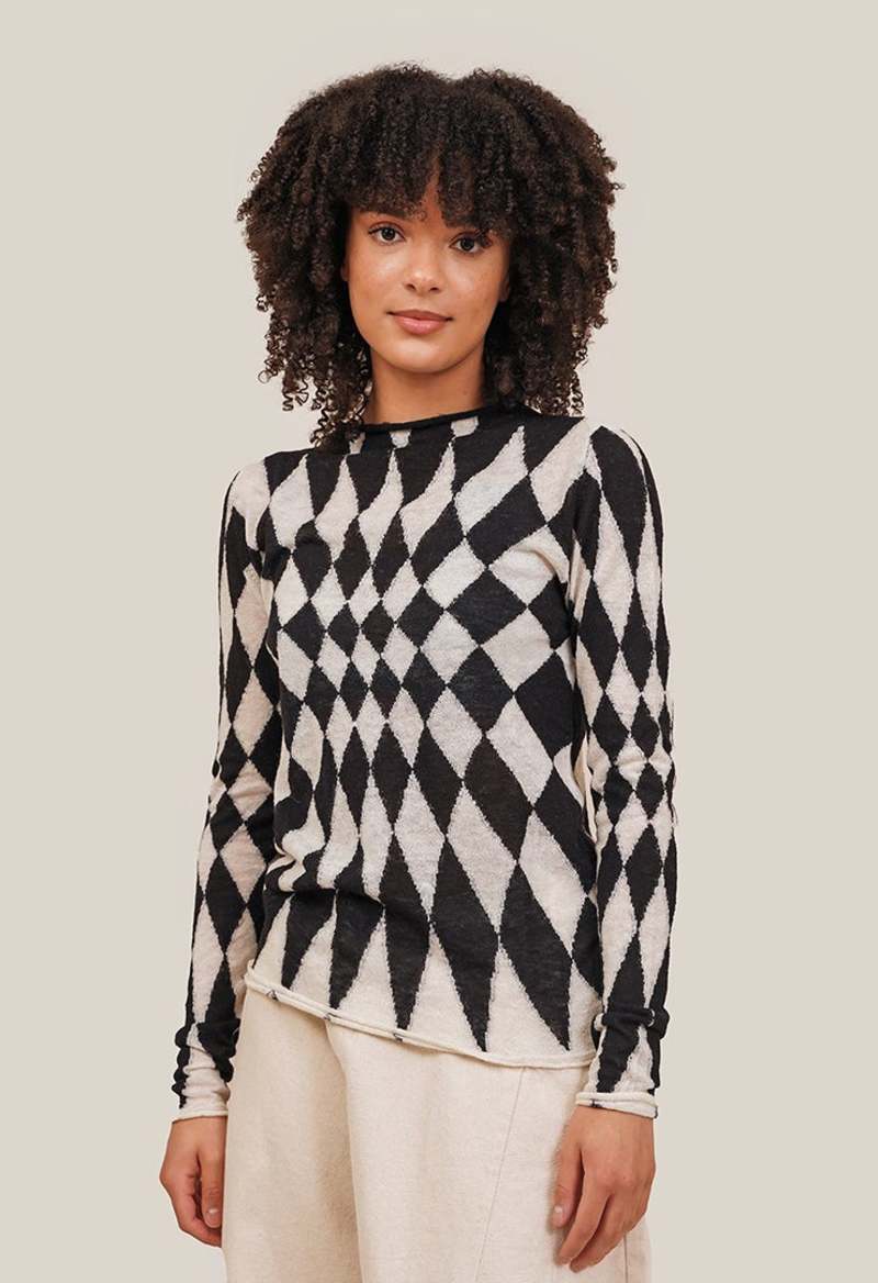 好評 Paloma Wool Comedia Shirt - Black/White | Garmentory トップス