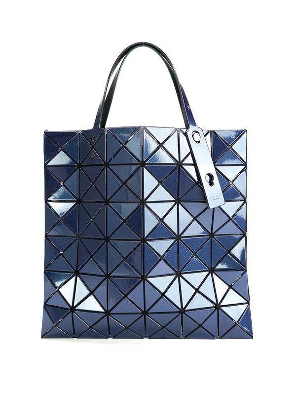 【未使用級】BAO BAO LUCENT MATTE トートバッグ ネイビー Bao Bao Issey Miyake Lucent Bag - Navy Blue/Wolf Green | Garmentory