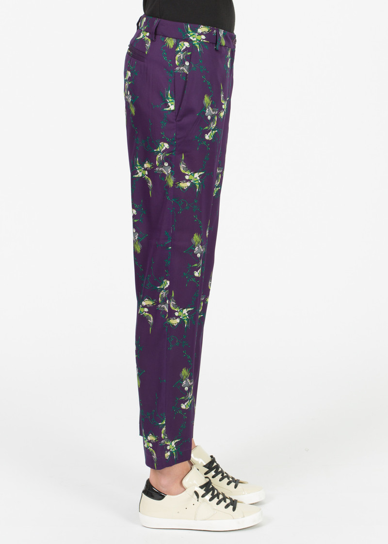 Laura Urbinati Straight Leg Silk Trouser