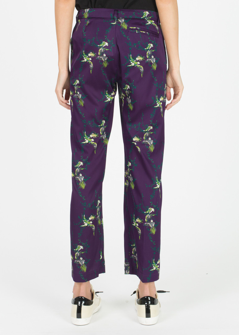 Laura Urbinati Straight Leg Silk Trouser