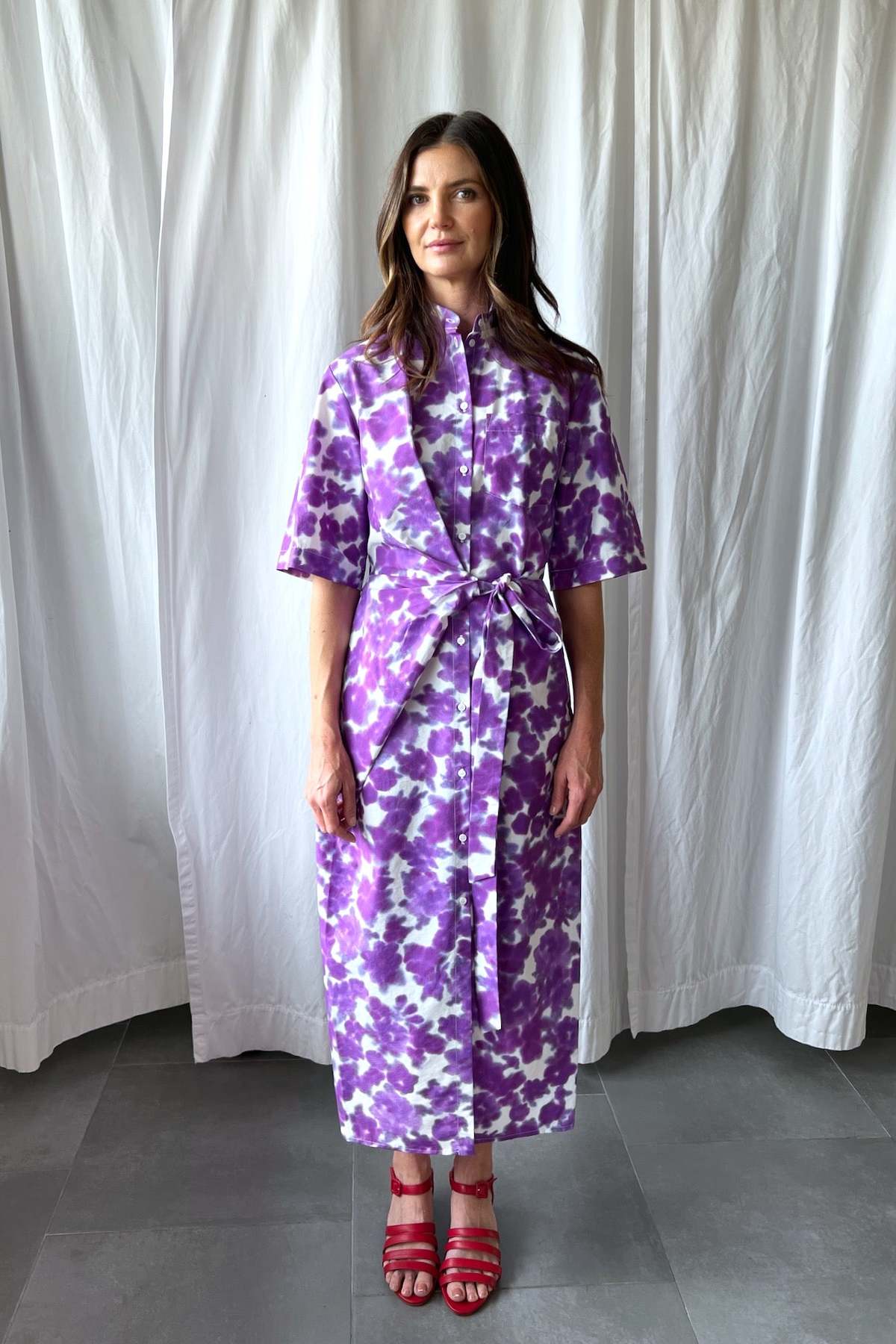 Christian Wijnants Dabi Dress - Purple - Image 3 of 5