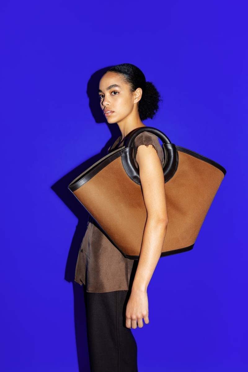 Hereu Cabasso Large Canvas Tote BROWN Garmentory