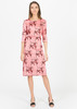Laura Urbinati 3/4 Sleeve Silk Dress - Thumbnail 1