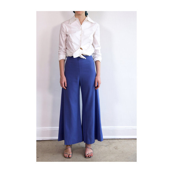 Town Clothes Quintana Palazzo Pant - Sapphire