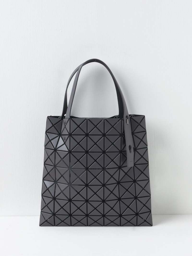 BAO BAO ISSEY MIYAKE PRISM MATTE BAG - CHARCOAL GRAY | Garmentory