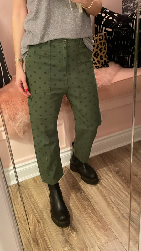 The Great. Army Polka Dot Ranger Pant 