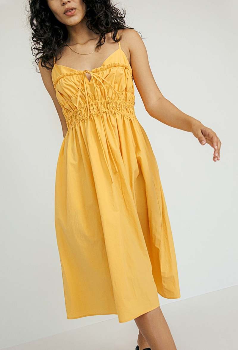 ciao lucia Contessa Cami Dress - Tangerine