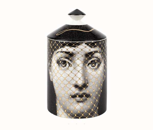 Fornasetti Otto Scent Candle Golden Burlesque Garmentory