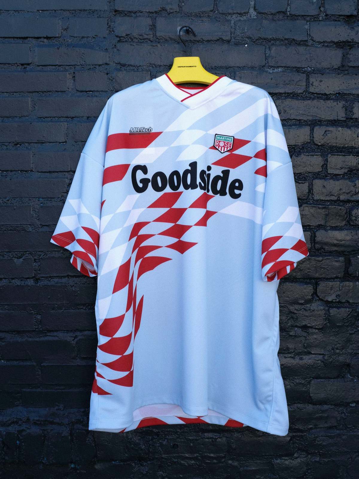 シャツ MARTINE ROSE OVERSIZED FOOTBALL TOP L Martine Rose – Oversized Football Top White / Red