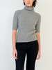 Vintage Cashmere Turtleneck Sweater - grey - Thumbnail 3