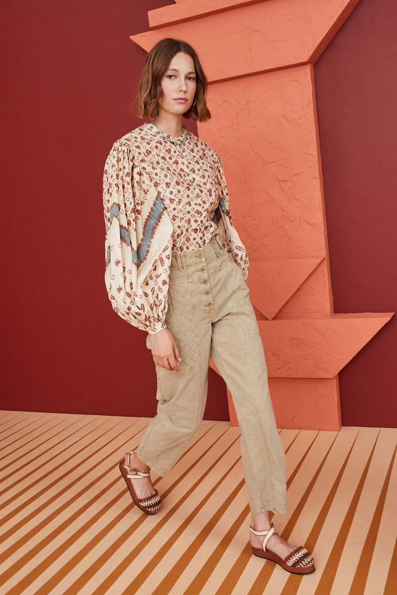 Ulla Johnson Cambrie Pant Sandalwood Garmentory