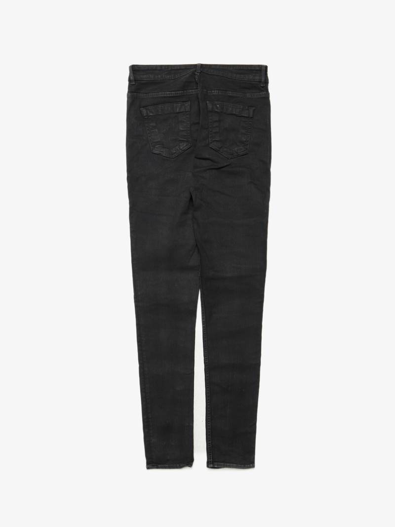 Rick Owens Drkshdw Detroit Cut Waxed Denim | Garmentory