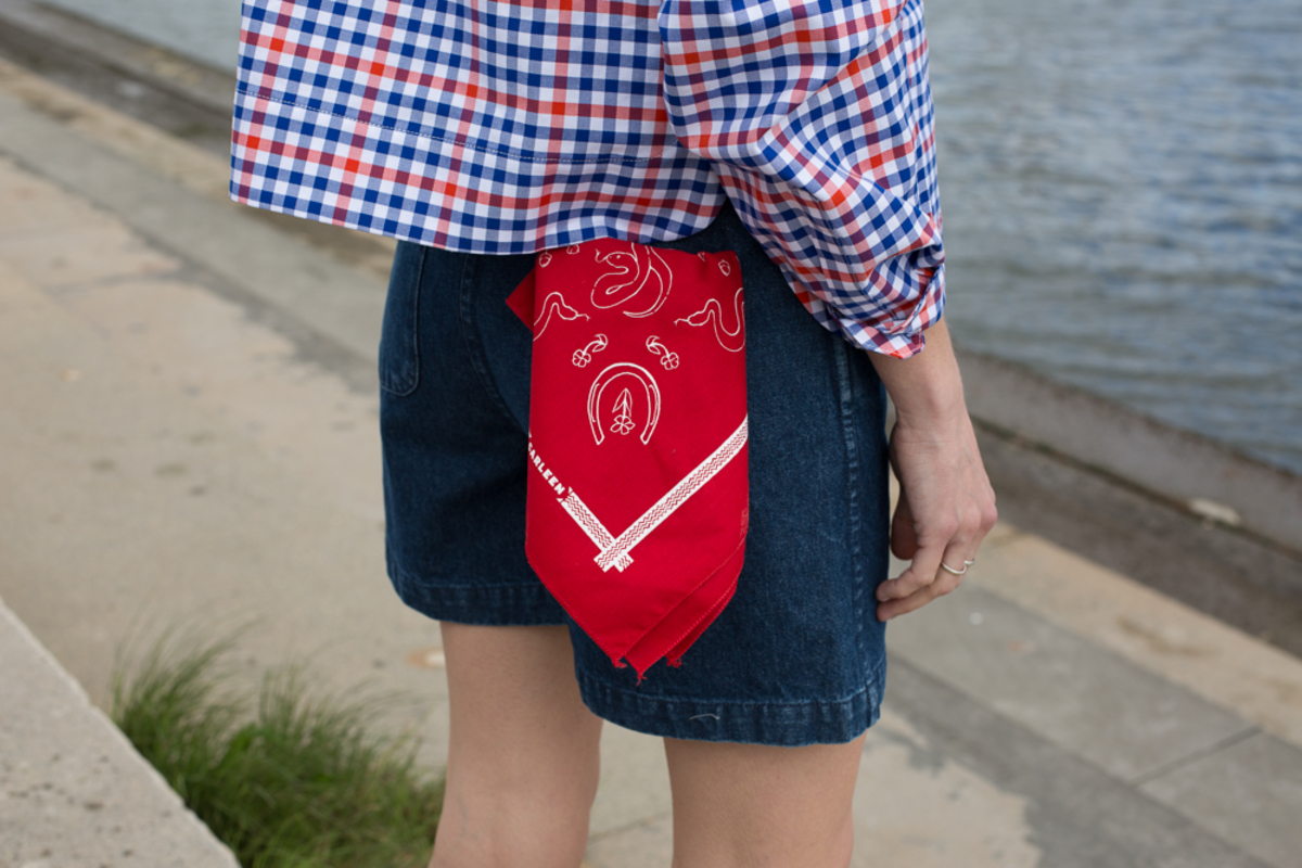 Scallop Button Down Shirt