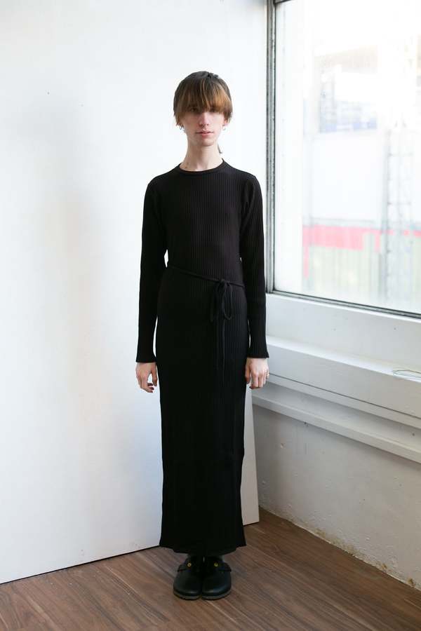 black pleated skirt dress Simone Knit Pleated Skirt 26
