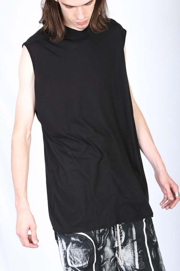 Rick Owens Tarp Tee - Black | Garmentory