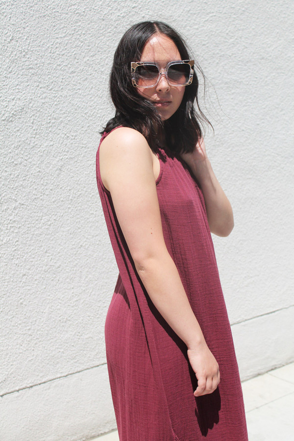 Pared Eyewear Sun & Shade Sunglasses Pared Eyewear Pared Sun & Shade Sunglasses in Clear/Tan  main image 4