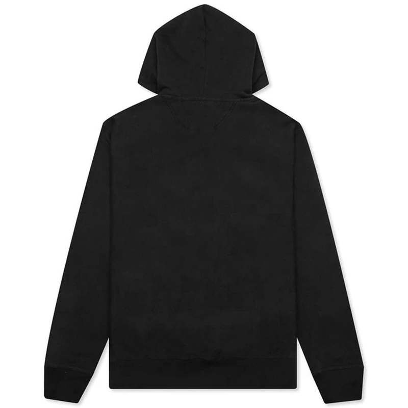 Stussy Hood Embroidered Hoodie SWEATER - Black | Garmentory