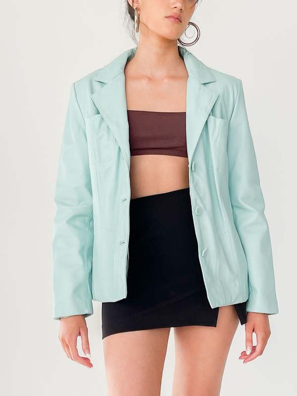 Vintage Leather Jacket - Mint | Garmentory Vintage Leather Jacket - Mint | Garmentory