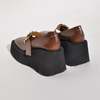 Maison Margiela Mary Jane Flatforms - Brown - Thumbnail 4