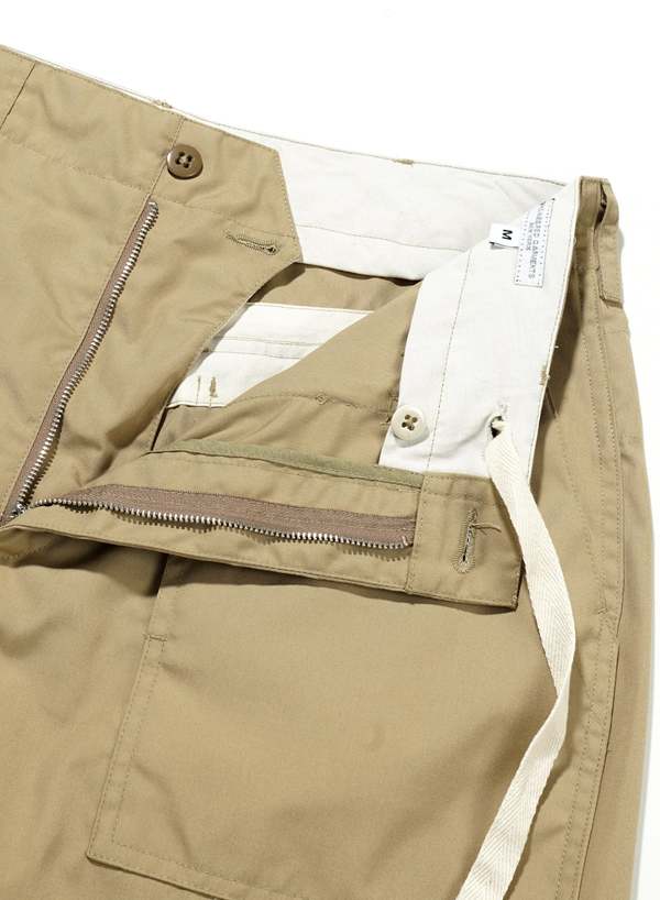 Engineered Garments PC Poplin Fatigue Pant - Khaki | Garmentory