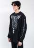 Doublet SKULL SHIRRING EMBROIDERY LONG SLEEVE T-Shirt - BLACK - Thumbnail 6