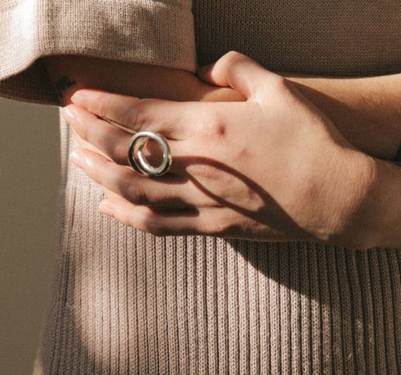 JANE D'ARENSBOURG MOBIUS 2 Metal Ring | Garmentory