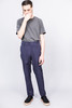 MHL Basic T-Shirt Cotton Linen Jersey Mid Grey - Thumbnail 1
