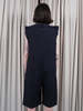 MM6 Maison Margiela Pinstripe Jumpsuit - Navy Pinstripe - Thumbnail 5