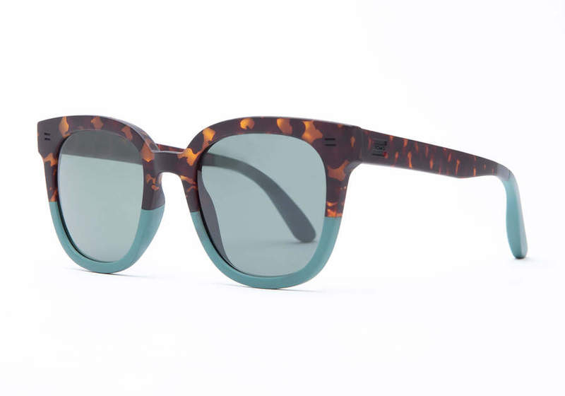 Toms Juniper sunglasses Blonde Tortoise/Sage Steel Garmentory