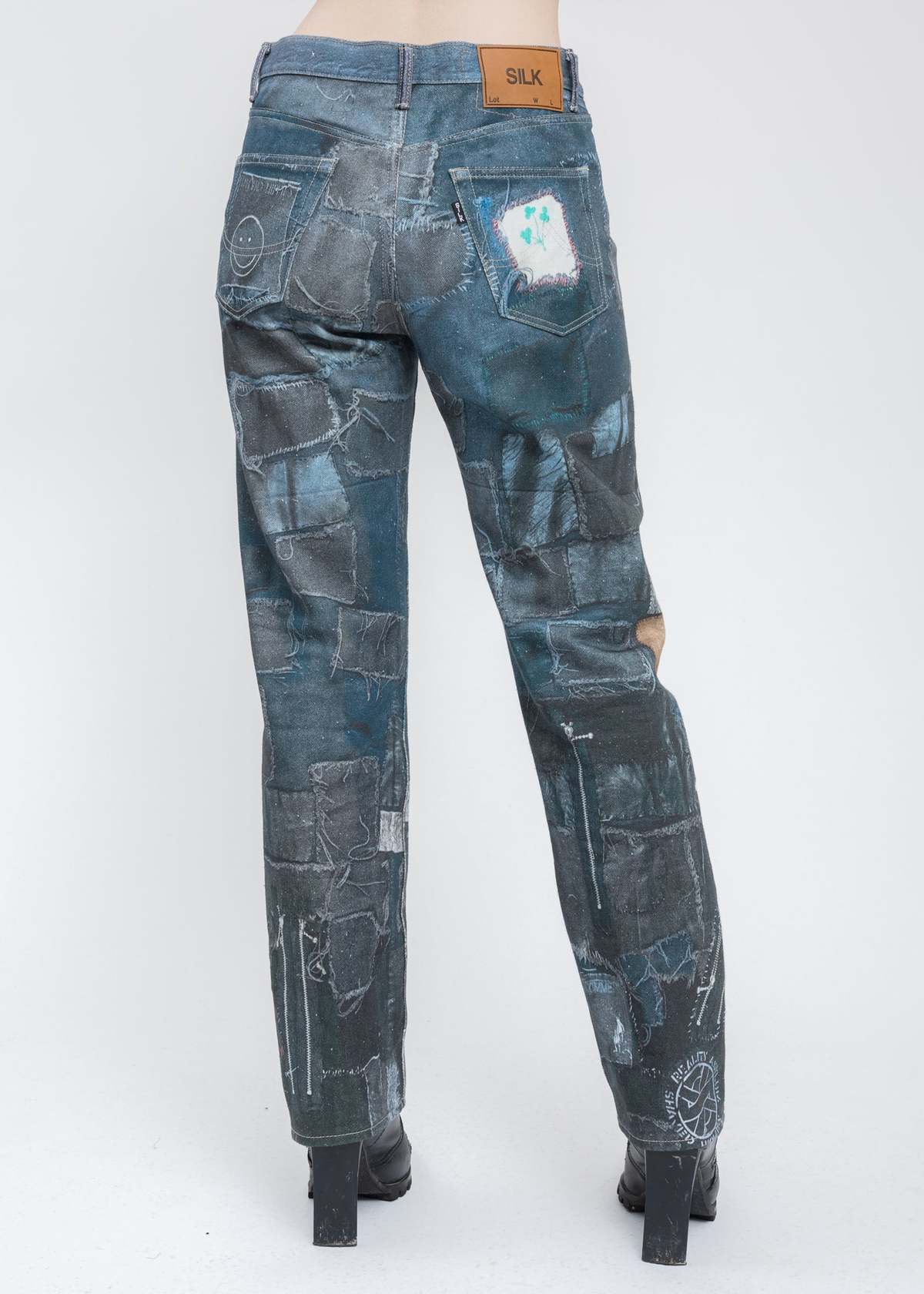 Doublet PHOTO PRINT Pants - Black | Garmentory